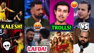 LAFDA EVERYWHERE 😳 Rajat Dalal in Bigg Boss Kunal Vs Bhavish Dhruv Rathee Indias got Latent [upl. by Bazluke]