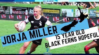 JORJA MILLER  15 Year Old Black Ferns HOPEFUL [upl. by Accire]