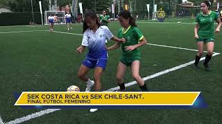 Final Fútbol Femenino  Costa Rica vs Chile Santiago  INTERSEK Deportivo Paraguay 2024 [upl. by Eloc]