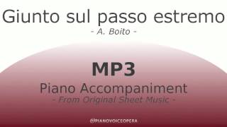 Giunto sul passo estremo Piano Accompaniment [upl. by Eirroc]