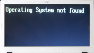 Como Resolver Operating System Not Found Sistema Operacional Não Encontrado [upl. by Ocirnor]