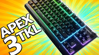 Steelseries Apex 3 TKL Gaming Keyboard Review [upl. by Inafit]