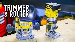 NEW DeWalt 18v Cordless Trimmer and Router [upl. by Pleione599]