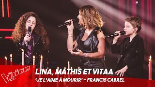 Lina Mathis et Vitaa  Je laime à mourir  Finale  The Voice Kids Belgique [upl. by Aniloj821]