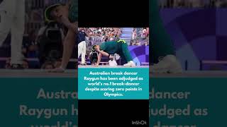 Break dancer broke record by Kangaroo moves 😂😂 parisolympics2024 raygun shortsfeed shorts [upl. by Lytsyrk264]