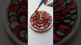 Ratatouille cookie🍅🥒 recipes and supplies linked in my bio cookiedecorating asmr oddlsatisfying [upl. by Myrtie]