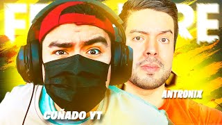 ANTRONIXXG Y CUÑADO YT SUBIENDO A GRAN MAESTRO EN FREE FIRE EN DIRECTO CON PRECISO EN MIRA [upl. by Illak]