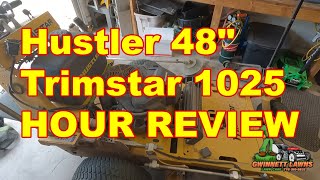 Hustler 48quot Trimstar 1025 hour REVIEW [upl. by Comstock]