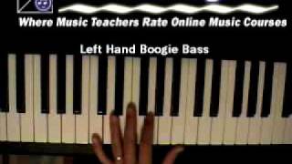 Left Hand Boogie Bass  Free Piano Lessons [upl. by Carpet]