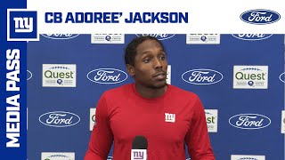 Adoree Jackson on Playing in the Slot Position  New York Giants [upl. by Konrad405]