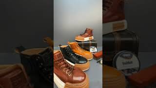 Horsehide sneakersmenshoes mensboots handmadeshoes sneakers leatherdanrrio danrrioshoes [upl. by Haldan]