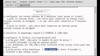 Installation et configuration de serveur proxy squid partie1 sous RedHat9 Khalid Moussadik [upl. by Pruter]