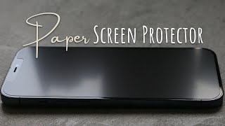 I Tried A PaperMatte Screen Protector On My iPhone For A Week [upl. by Mars]