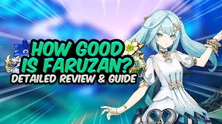 IS FARUZAN BROKEN Complete Faruzan Guide amp Review C0 vs C6  Best Build amp Teams  Genshin Impact [upl. by Vania]