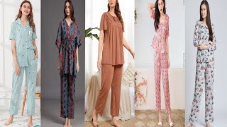 Stylish Sleep Wear Dresses 2024  Girls Night Suit Ideas [upl. by Hannah]