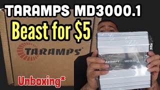 Car Audio powerful Amp Taramps Md30001 for 5 [upl. by Sallad]