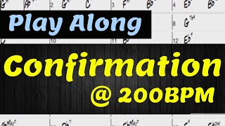 Confirmation Backing Track Play Along 200 BPM [upl. by Tunk]