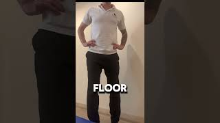 Hamstring stretch with pelvic tilt  How to [upl. by Edlitam220]