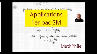 Applications 1er bac SM [upl. by Ennagrom]