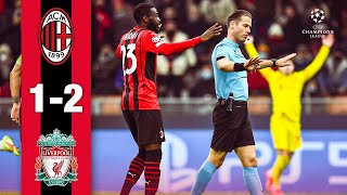 Tomoris goal is not enough  AC Milan 12 Liverpool  Highlights Champions League [upl. by Branen]