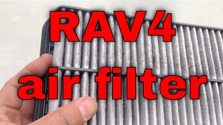 Simple FOLLOW engine air filter Replacement Toyota RAV4 √ Fix it Angel [upl. by Kcirre]