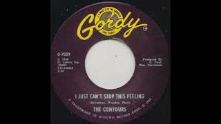 The Contours  I Just Cant Stop This Feeling  US Gordy Records Published 1966 [upl. by Repmek]