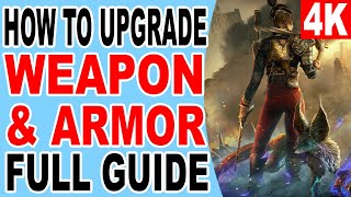 How to Upgrade Weapon and Armor  Flintlock The Siege of Dawn [upl. by Koehler]