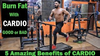 5 Amazing Benefits Of CARDIO  Burn Fat With Cardio Good or Bad [upl. by Felten517]