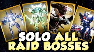 Soloing Every Destiny Raid Boss BackToBack Without Wiping Once Oryx Aksis Atheon Crota [upl. by Doxia328]