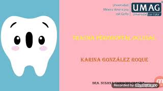 Trauma oclusal periodontal [upl. by Jar]