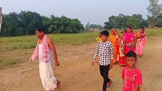 chath puja dandvat bhakhoti  chath puja vlog in my village chath puja ghat tour [upl. by Claudio]