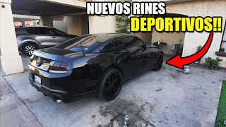 INSTALANDO RINES DEPORTIVOS AL FORD MUSTANG  JON TOPS [upl. by Vinson]