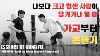 EOGF JEETKUNEDO  정무절권도  구조를 흔들고 부수는 것은 브릿지가교부터  JKD Break the Bridge structure basic [upl. by Hoffert]