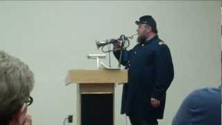 American Civil War Bugle Calls with George Rabbai [upl. by Assennav352]