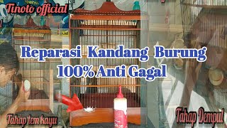 Cara Benerin Kandang Burung Rusak [upl. by Panaggio]