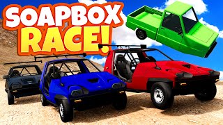 Using The SMALLEST CARS a During Soapbox Race Was BAD in BeamNG Drive Mods [upl. by Anailuj]