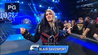 Bianca Belair vs Blair Davenport vs Chelsea Green SmackDown November 22 2024 [upl. by Ellora388]