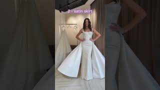 1 2 or 3 viral trending 2024weddingtrends weddingdress [upl. by Ylrahc255]