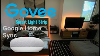 How To Sync Govee Lights To Google Home [upl. by Lizned]