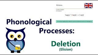 Phonological Processes Deletion or ‘Elision’ [upl. by Ilram]