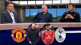 Manchester United vs Tottenham 03 Another Disappointing Match At Old Trafford🤬Paul Scholes Reaction [upl. by Nnainot]