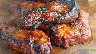 ✨PERFECT Air fried BBQ Ribs  Emeril Lagasse French Door 360 AirFryer [upl. by Alenson]