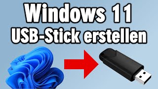 Windows 11 USB Stick erstellen  Offiziell  Media Creation Tool  Download ISO mit Rufus [upl. by Eynenihc]