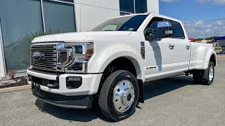 2022 Ford F450 Platinum Review Exterior Interior Tech [upl. by Essinger]