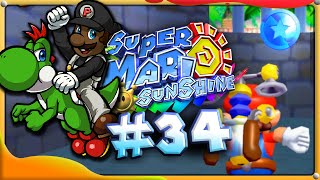 Super Mario Sunshine  Part 34  Delfino Plaza  All Blue Coins  Finally a FUN Blue Coin Hunt [upl. by Berthe]