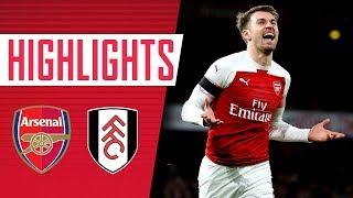 Back to winning ways  Arsenal 41 Fulham  Goals and highlights [upl. by Abigael]