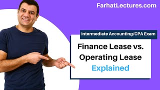 Finance Lease Vs Operating Lease Lessees Perspective [upl. by Barta]