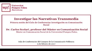 Investigar las Narrativas Transmedia [upl. by Zared]