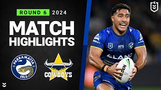 NRL 2024  Eels v Cowboys  Match Highlights [upl. by Santini896]