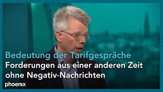 Prof Bardt Institut der deutschen Wirtschaft über Tarifgespräche im deutschlandweiten Kontext [upl. by Dennison]